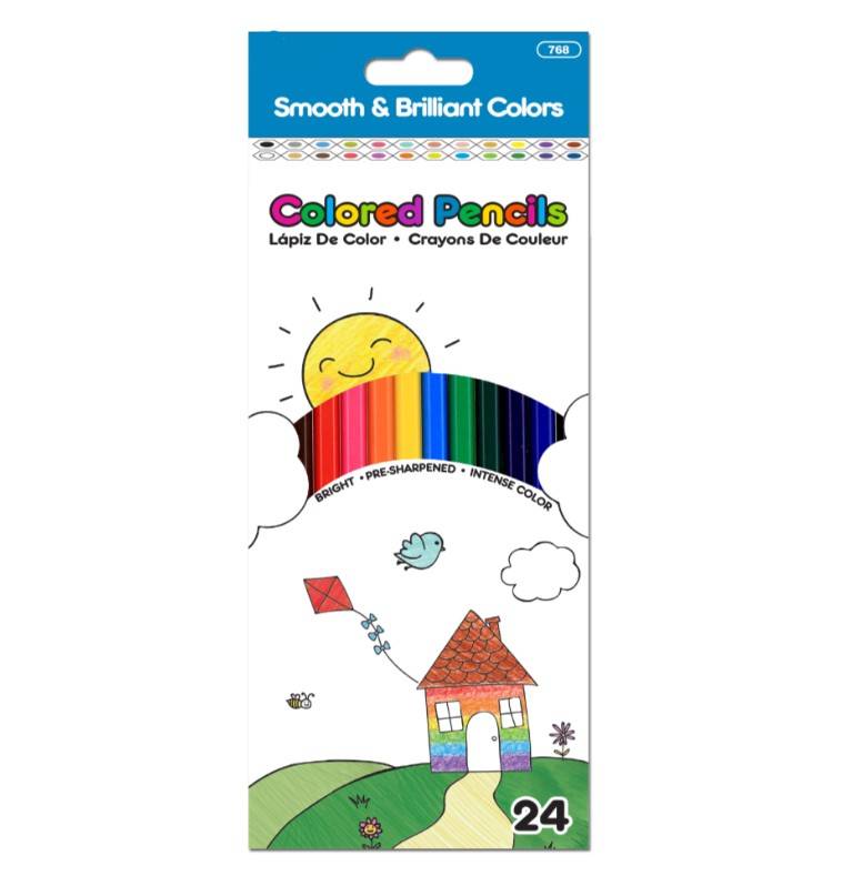 12 PACKS | $1.39 PER PACK ||   12/24 Colored Pencils