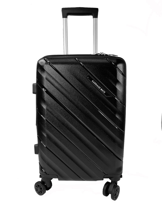 TravelEase 22" Expandable Spinner: Lightweight Carry-On with 360° Dual Wheels