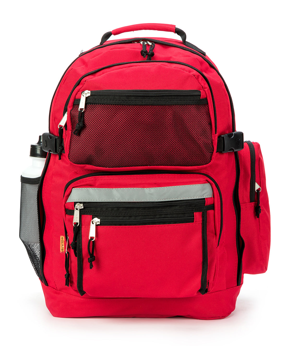 - 12 PACKS | $19.16 PER PACK ||   Case Lot: 12pcs 19" Spacious Backpack with Extra-Large Compartment, Reflective Straps, Five Front Pockets