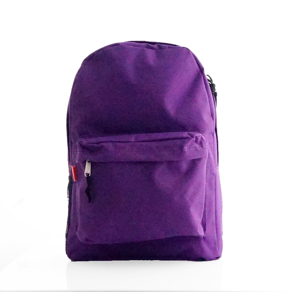 - 30 PCS | $6.33 PER PACK ||   Case Lot:  30 pcs Classic 18" Padded School Backpack W/Side Pocket - Ideal for School Books and Essentials