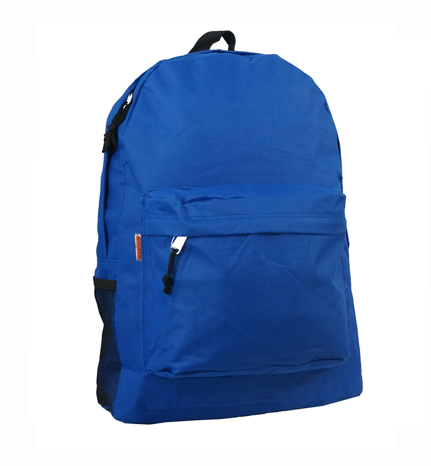 - 30 PCS | $6.33 PER PACK ||   Case Lot:  30 pcs Classic 18" Padded School Backpack W/Side Pocket - Ideal for School Books and Essentials