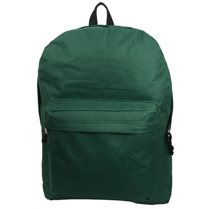 - 40 PACKS | $4.99 PER PACK ||    Case Lot: 40pcs Classic Backpack Wholesale 16 inch Basic Bookbag Bulk School Book Bags 40pcs Lot