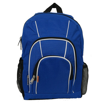 - 30 PACKS | $8.33 PER PACK ||    Wholesale Case Lot 30pcs 16 Inch Rip-stop Multi Pocket Backpack w/Side Mesh Pockets