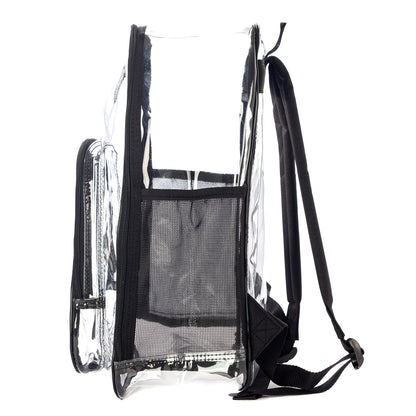 - 20 PACKS | $19.99 PER PACK ||    Wholesale Case Lot: 20pcs Clear Backpacks - Durable PVC, Quality See-Through Student Bookbag