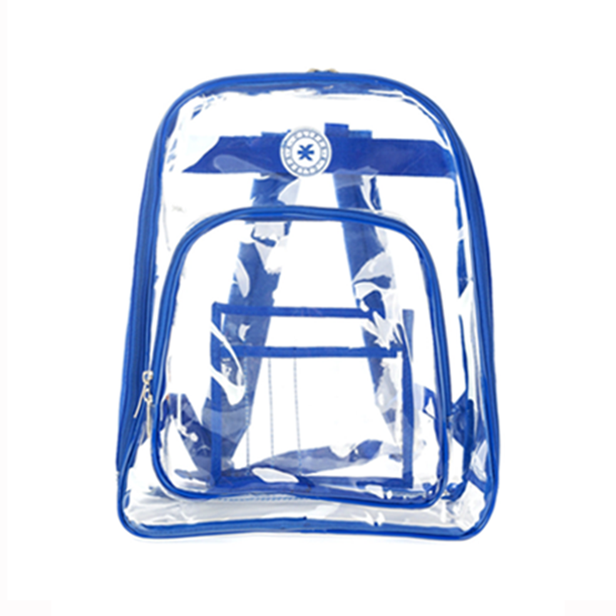 - 20 PACKS | $19.99 PER PACK ||    Wholesale Case Lot: 20pcs Clear Backpacks - Durable PVC, Quality See-Through Student Bookbag