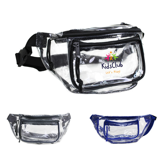 50 PACKS | $4.99 PER PACK ||    Case Lot: 50 pcs Clear Multi Pockets Fanny Pack