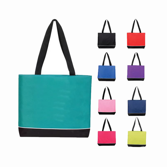 50 PACKS | $4.59 PER PACK ||    Case Lot: 50 pcs ZIPPER SHOULDER TOTE