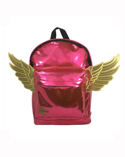 - 30 PACKS | $5.5 PER PACK ||    Wholesale Case Lot: 30 pc Adorable Kids' Backpack with Angel Wings: Synthetic Leather Daypack for Casual Travel