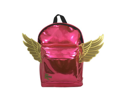 - 30 PACKS | $5.5 PER PACK ||    Wholesale Case Lot: 30 pc Adorable Kids' Backpack with Angel Wings: Synthetic Leather Daypack for Casual Travel