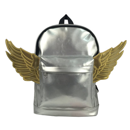 - 30 PACKS | $5.5 PER PACK ||    Wholesale Case Lot: 30 pc Adorable Kids' Backpack with Angel Wings: Synthetic Leather Daypack for Casual Travel