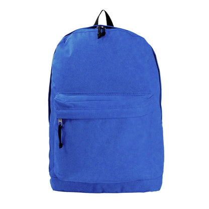 - 36 PCS | $5.55~$5.71 PER PACK ||  Case Lot:  36pc / 24pcs Simple and Classic 18" School Backpack - Basic Book Bag Design