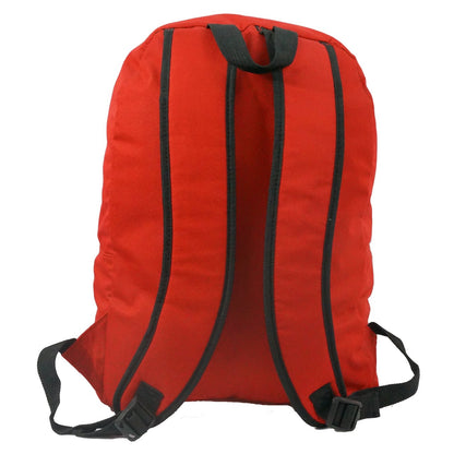 - 36 PCS | $5.55~$5.71 PER PACK ||  Case Lot:  36pc / 24pcs Simple and Classic 18" School Backpack - Basic Book Bag Design