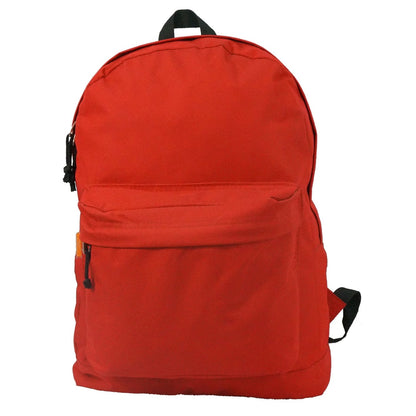 - 36 PCS | $5.55~$5.71 PER PACK ||  Case Lot:  36pc / 24pcs Simple and Classic 18" School Backpack - Basic Book Bag Design