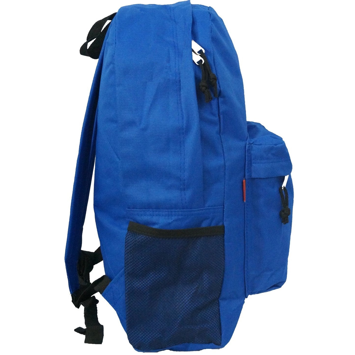 - 30 PCS | $6.33 PER PACK ||   Case Lot:  30 pcs Classic 18" Padded School Backpack W/Side Pocket - Ideal for School Books and Essentials