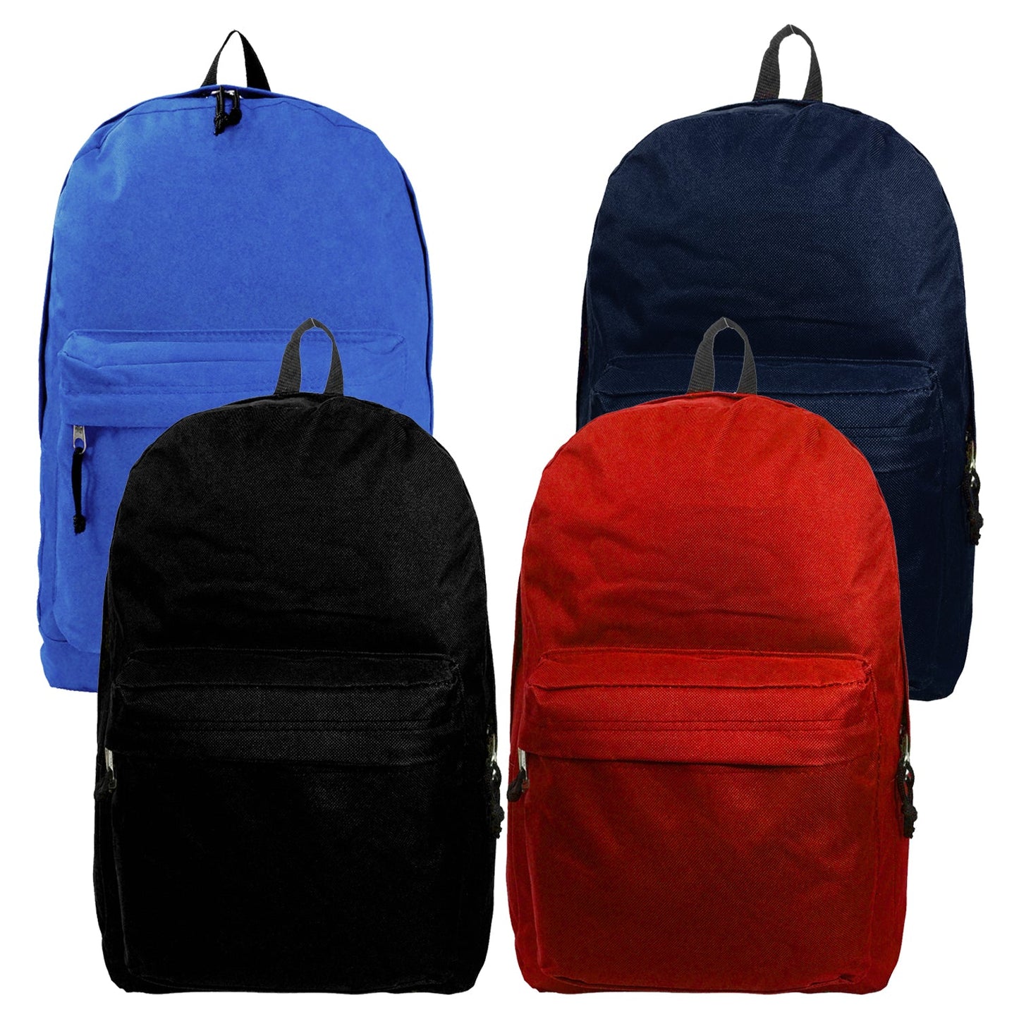 - 40 PACKS | $4.99 PER PACK ||    Case Lot: 40pcs Classic Backpack Wholesale 16 inch Basic Bookbag Bulk School Book Bags 40pcs Lot