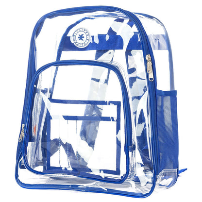 - 20 PACKS | $19.99 PER PACK ||    Wholesale Case Lot: 20pcs Clear Backpacks - Durable PVC, Quality See-Through Student Bookbag