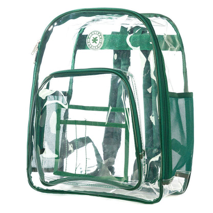 - 20 PACKS | $19.99 PER PACK ||    Wholesale Case Lot: 20pcs Clear Backpacks - Durable PVC, Quality See-Through Student Bookbag