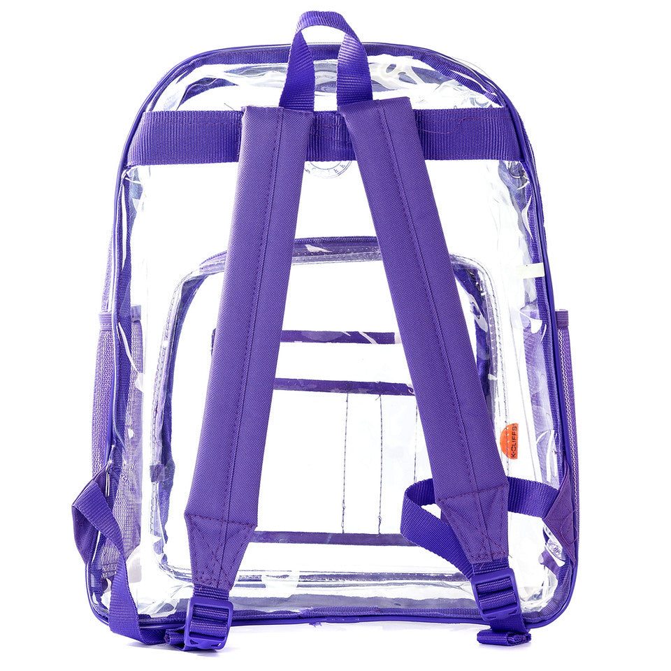 - 20 PACKS | $19.99 PER PACK ||    Wholesale Case Lot: 20pcs Clear Backpacks - Durable PVC, Quality See-Through Student Bookbag